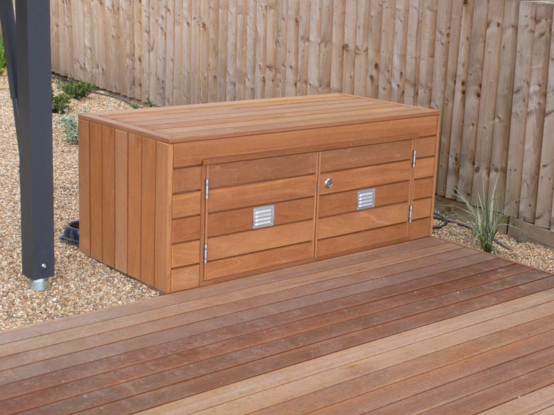 Garden storage box made from high quality timber