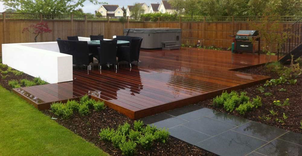 Landscaping Inspiration Patios Paths, Building Decking On Patio Slabs