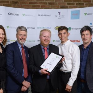 Holland Landscapes Team with one of their APL Awards 2019
