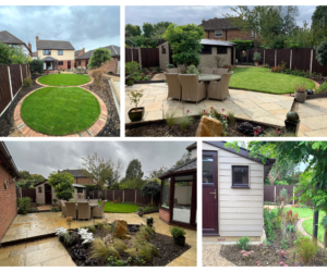 landscaping projects from 2022 back garden in great Bentley