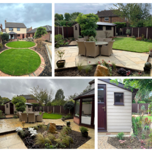 landscaping projects from 2022 back garden in great Bentley
